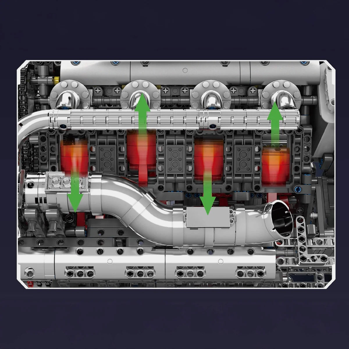 ULTIMATE CHROME TWIN TURBO V8 ENGINE & TRANSMISSION