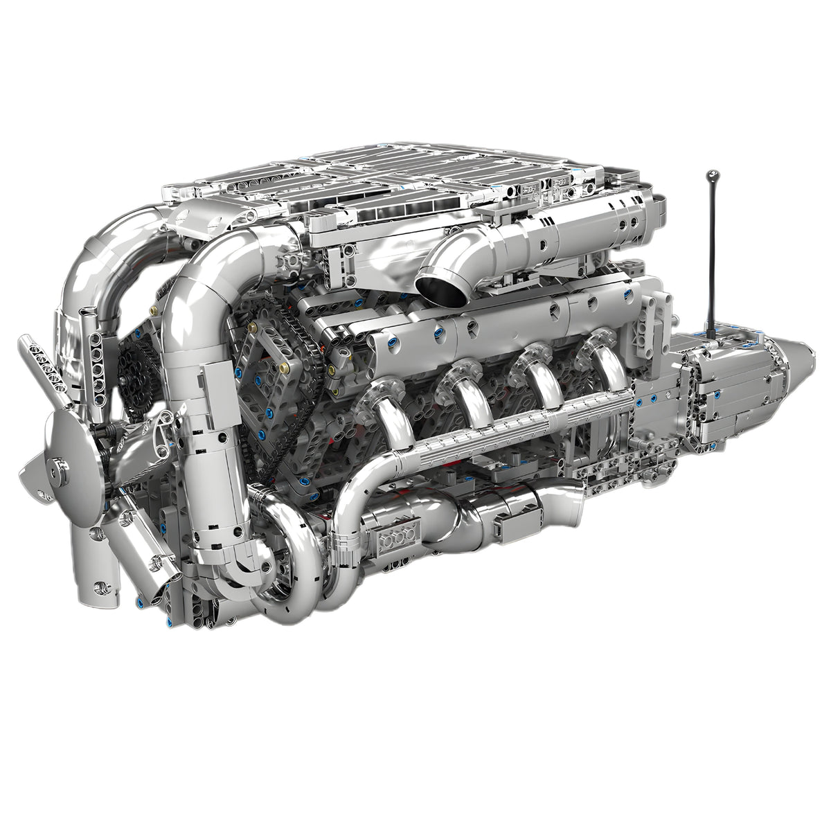 ULTIMATE CHROME TWIN TURBO V8 ENGINE & TRANSMISSION