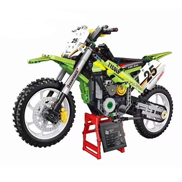 Lime Green Motorcross